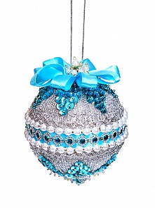 Шар новогодний из пайеток - Снежная королева (Волшебная мастерская, ШП-13)